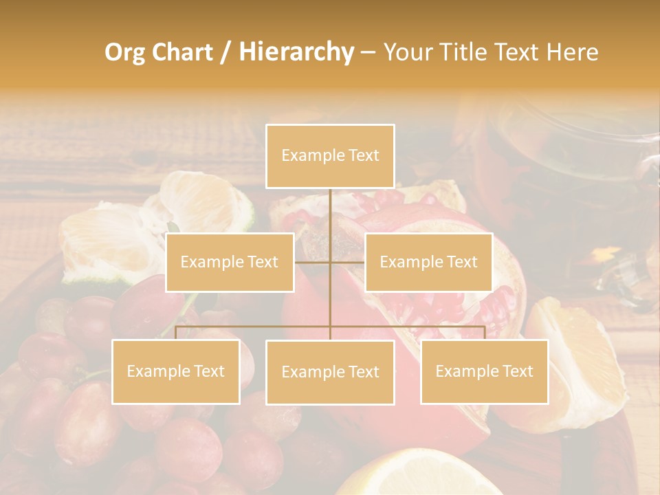 Transparent Gold Fresh PowerPoint Template