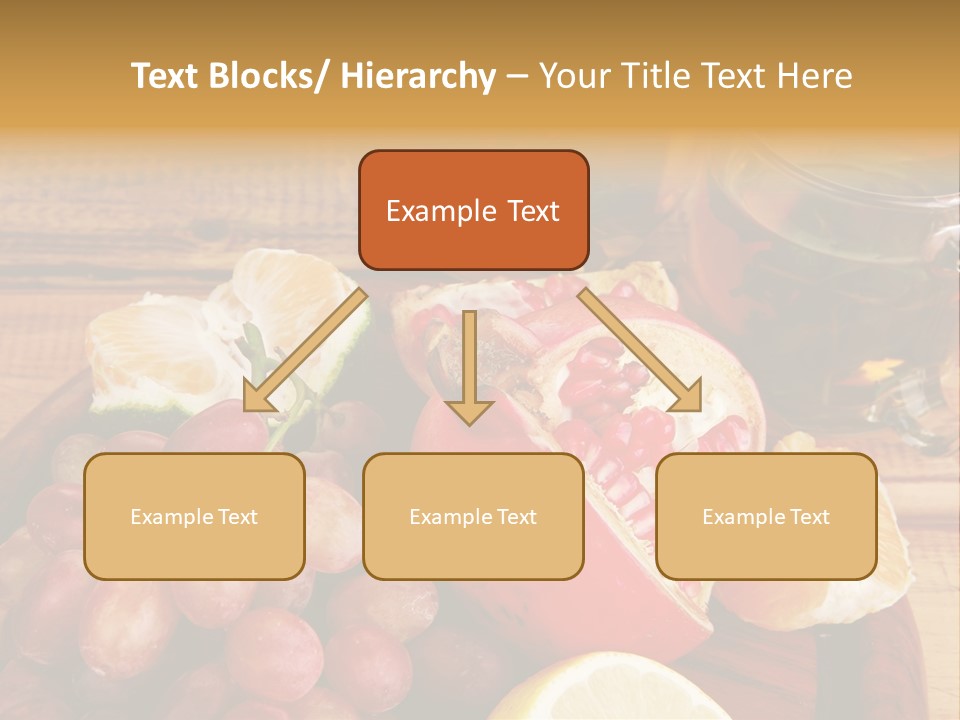Transparent Gold Fresh PowerPoint Template
