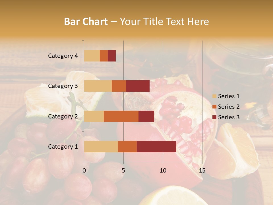 Transparent Gold Fresh PowerPoint Template