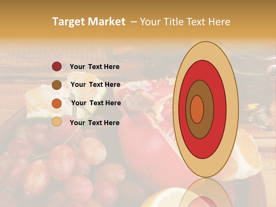 Transparent Gold Fresh PowerPoint Template