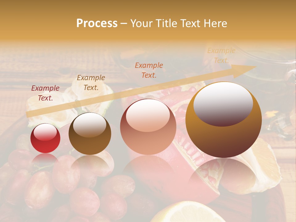 Transparent Gold Fresh PowerPoint Template