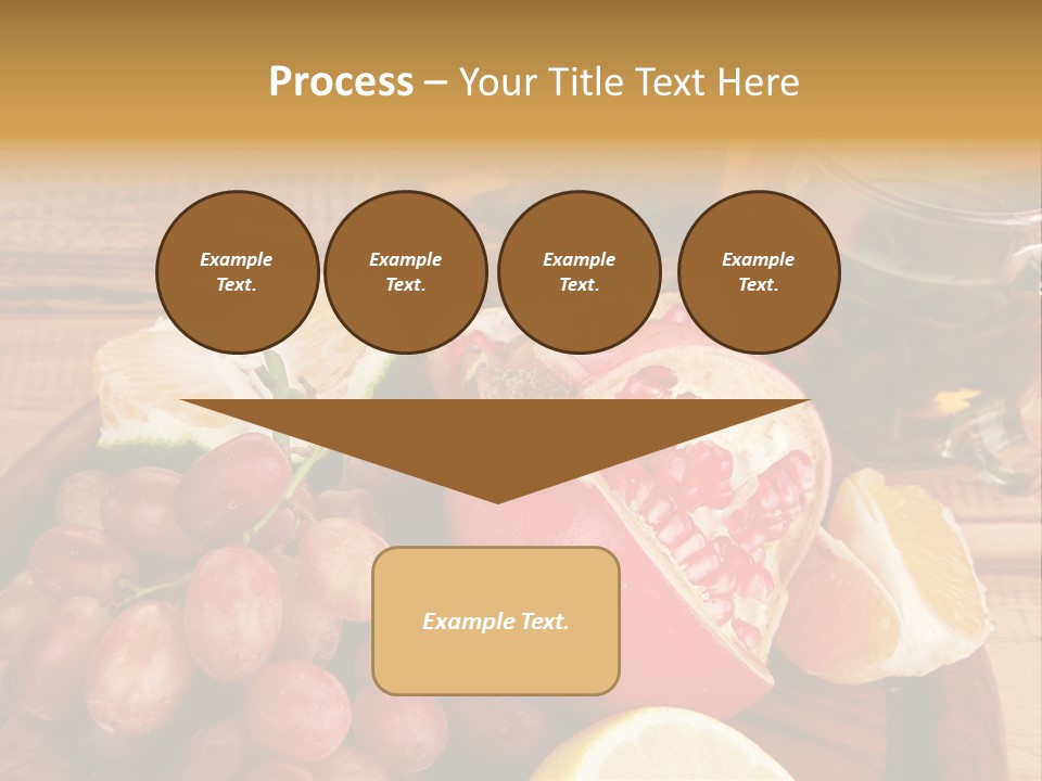 Transparent Gold Fresh PowerPoint Template