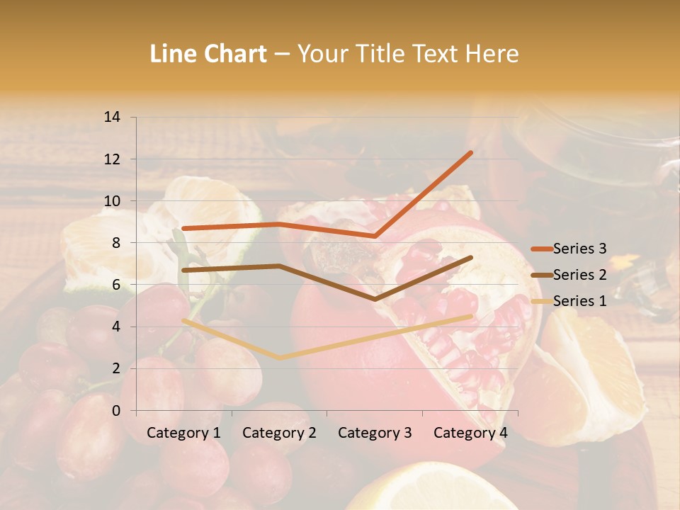 Transparent Gold Fresh PowerPoint Template
