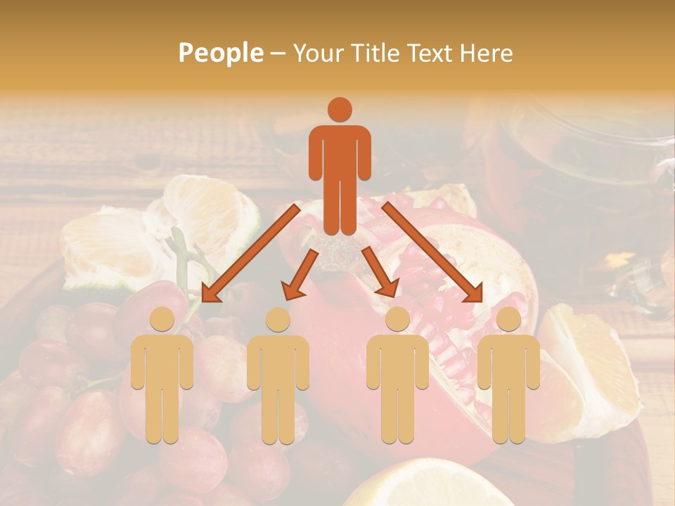 Transparent Gold Fresh PowerPoint Template