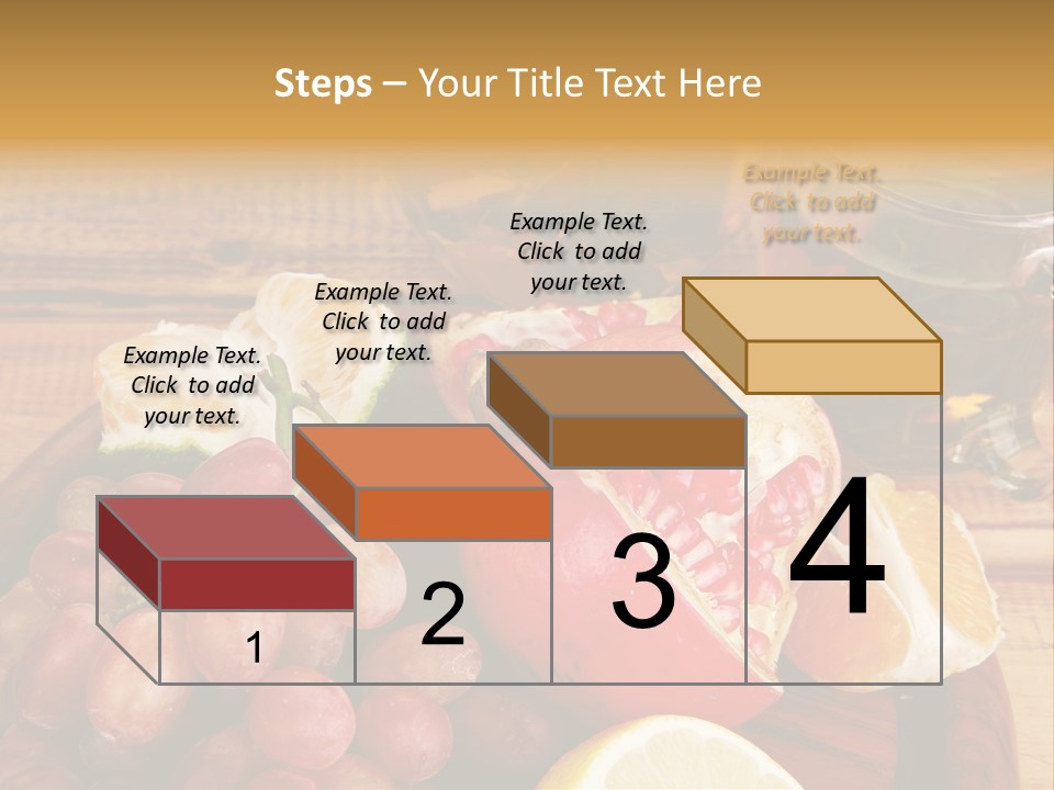 Transparent Gold Fresh PowerPoint Template