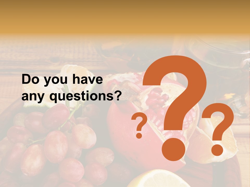 Transparent Gold Fresh PowerPoint Template