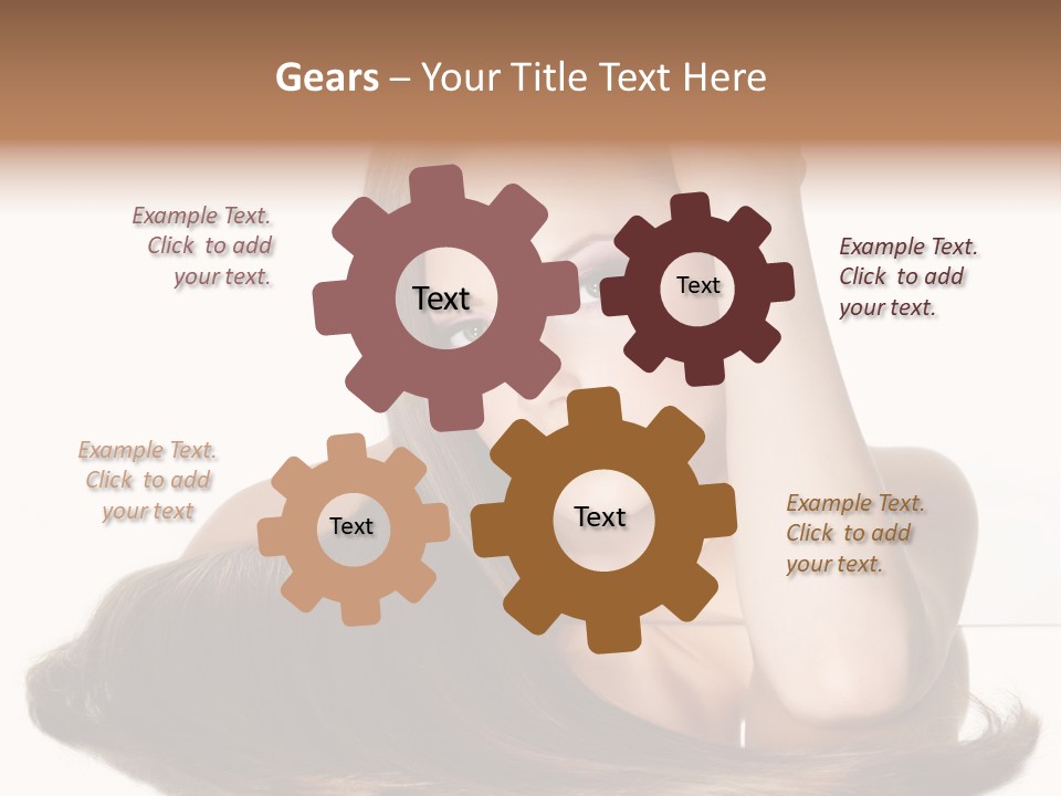 Hair Care Models PowerPoint Template