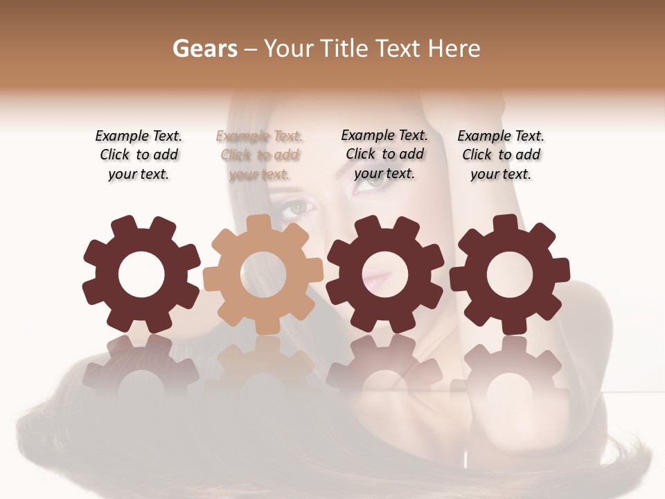 Hair Care Models PowerPoint Template