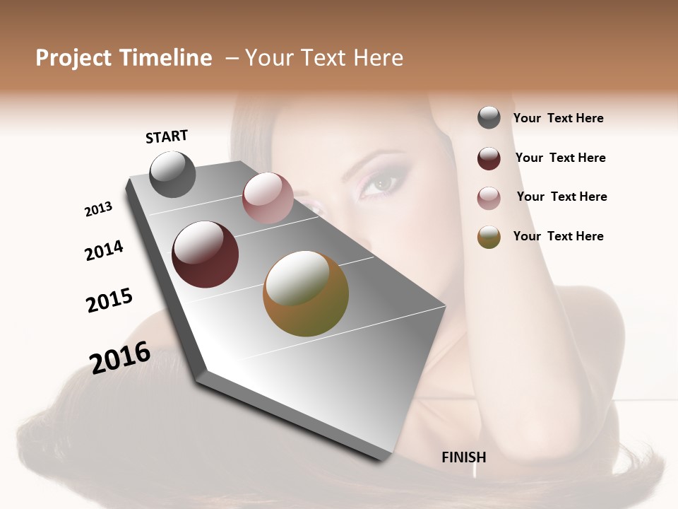 Hair Care Models PowerPoint Template