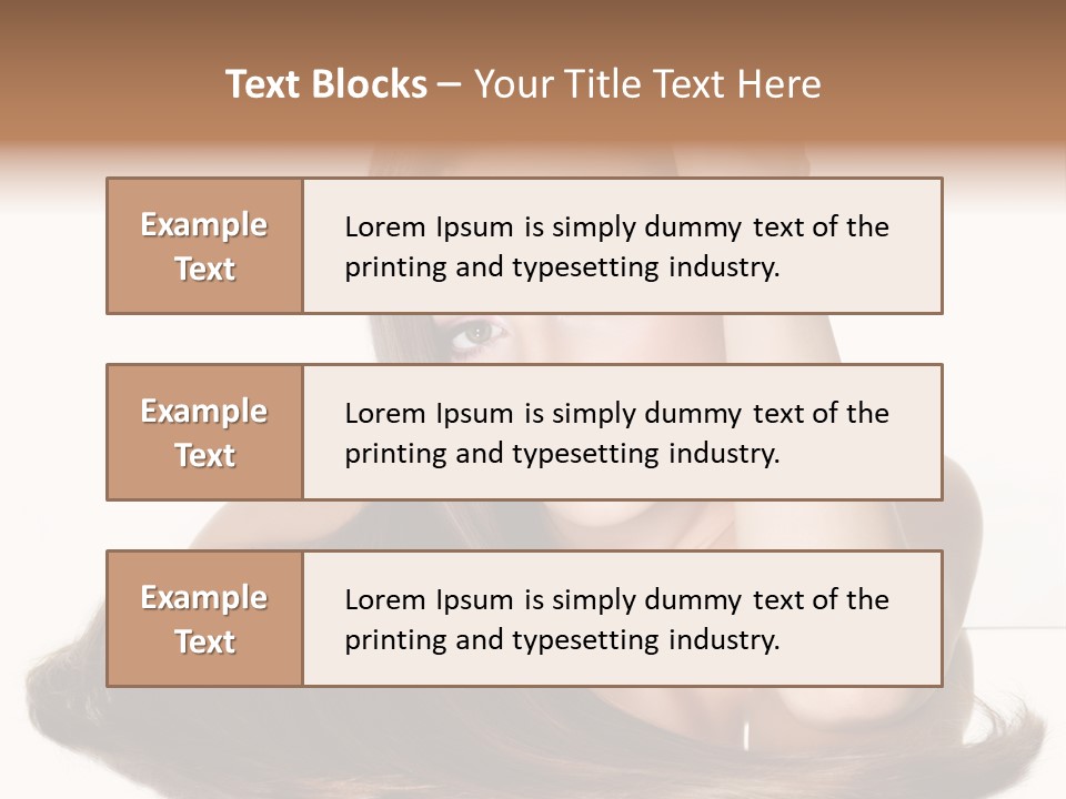 Hair Care Models PowerPoint Template