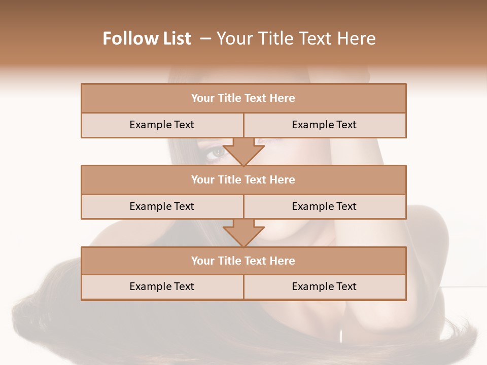 Hair Care Models PowerPoint Template