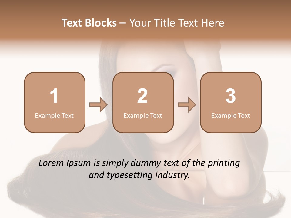 Hair Care Models PowerPoint Template