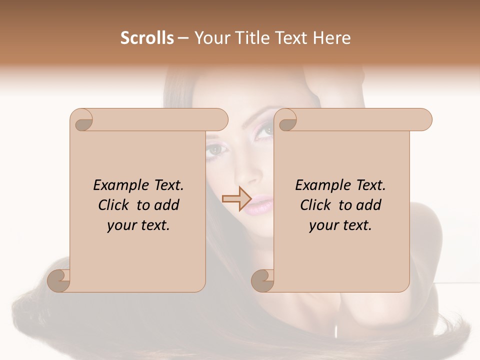 Hair Care Models PowerPoint Template