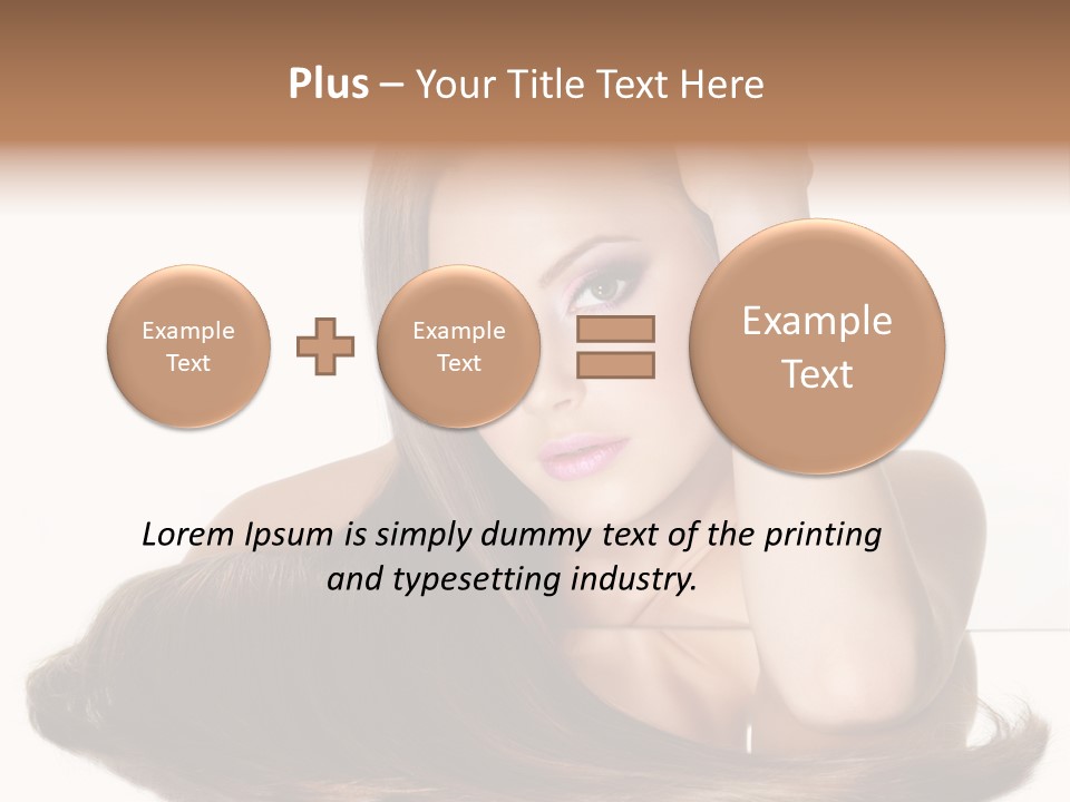 Hair Care Models PowerPoint Template