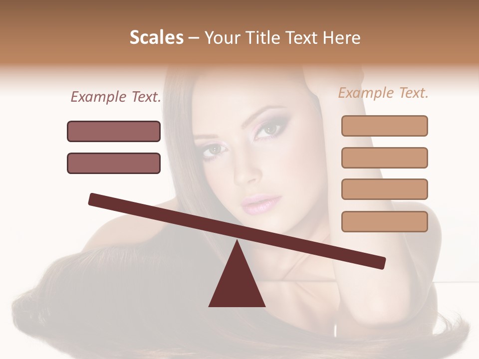 Hair Care Models PowerPoint Template