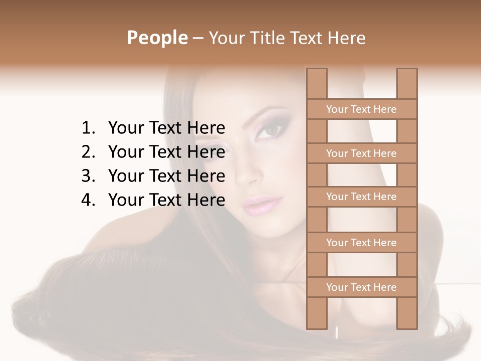 Hair Care Models PowerPoint Template