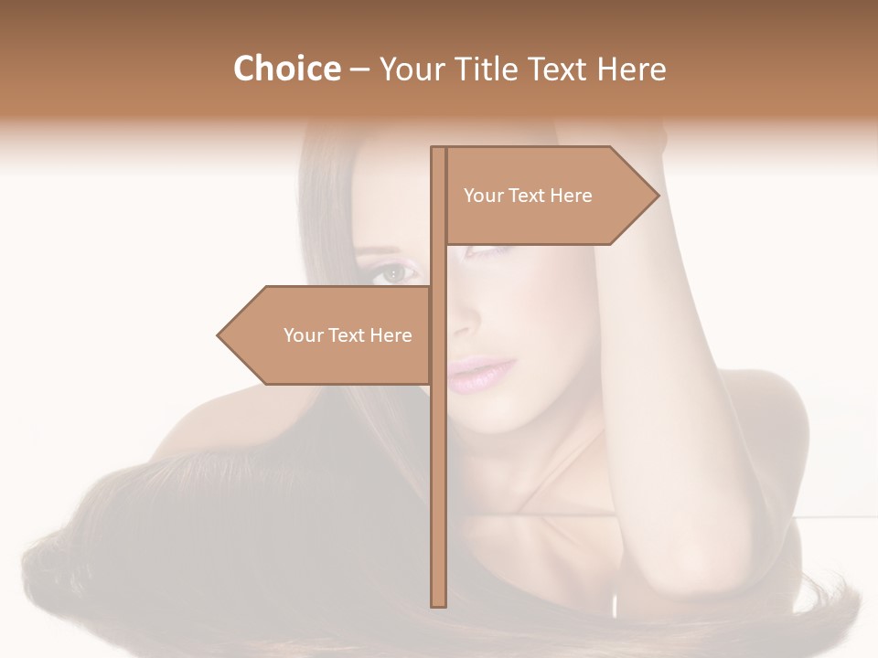 Hair Care Models PowerPoint Template