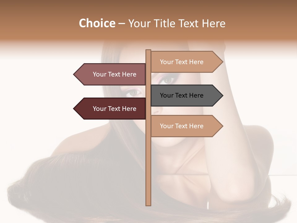 Hair Care Models PowerPoint Template