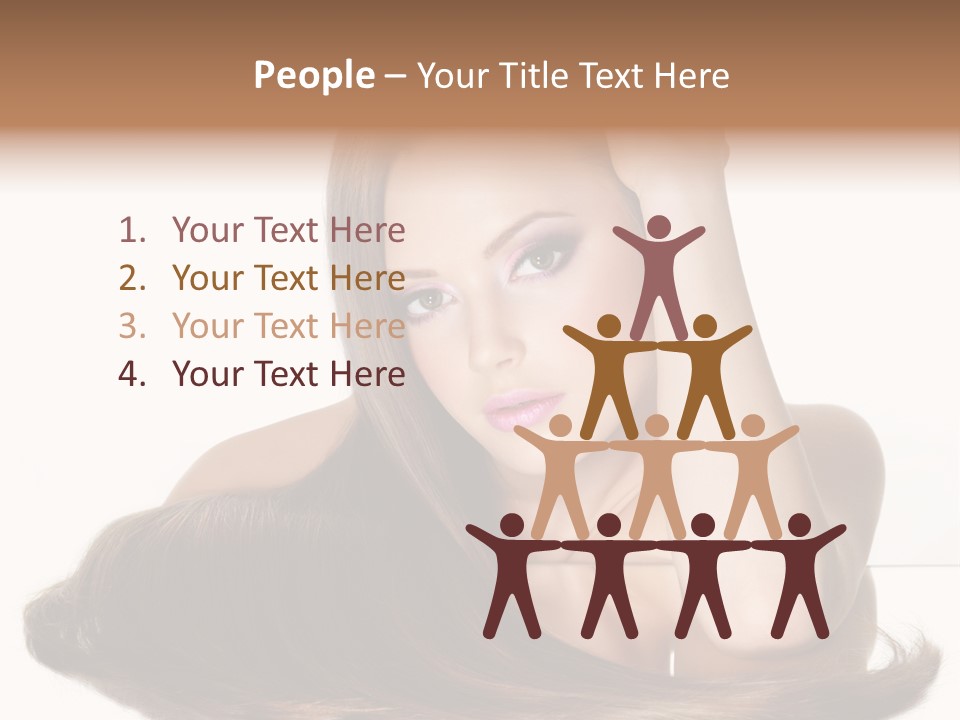 Hair Care Models PowerPoint Template