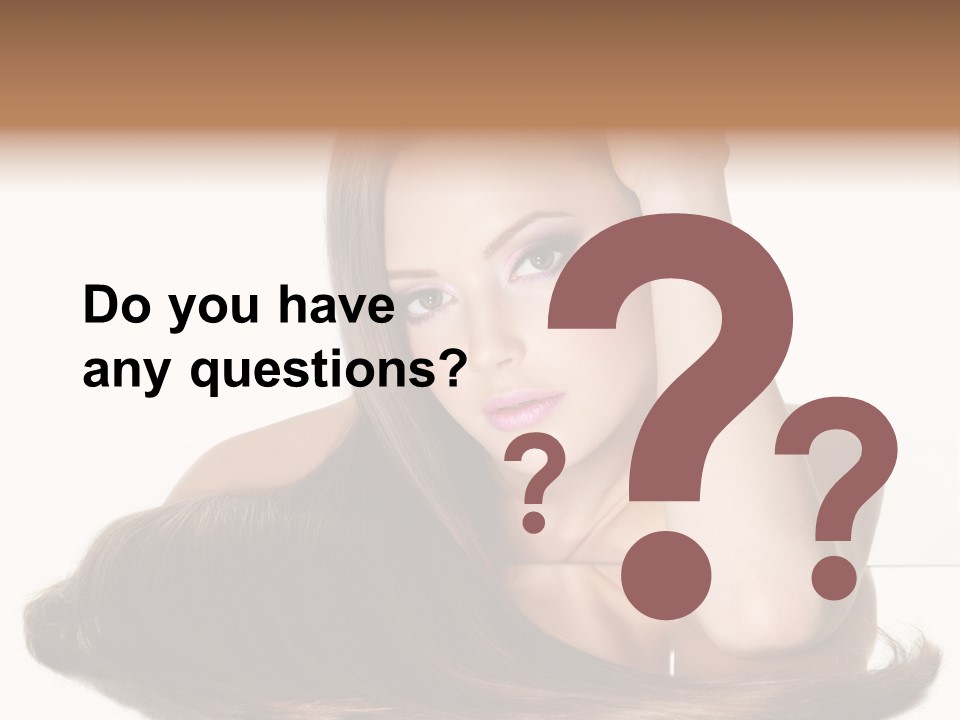 Hair Care Models PowerPoint Template