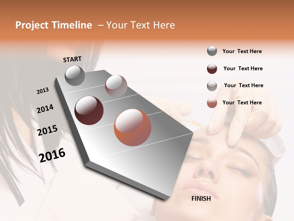 Human Beautiful Candid PowerPoint Template