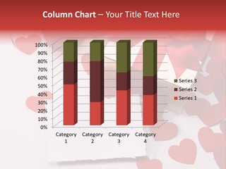 Lovely Heart With Rose PowerPoint Template