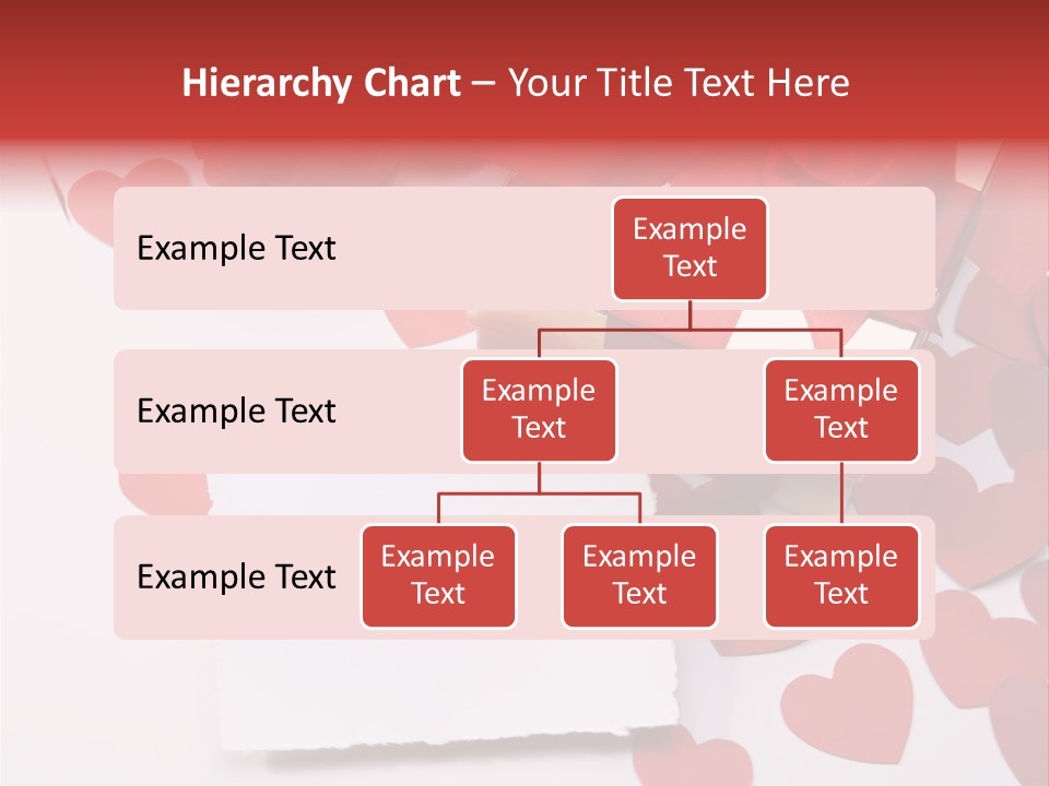 Lovely Heart With Rose PowerPoint Template