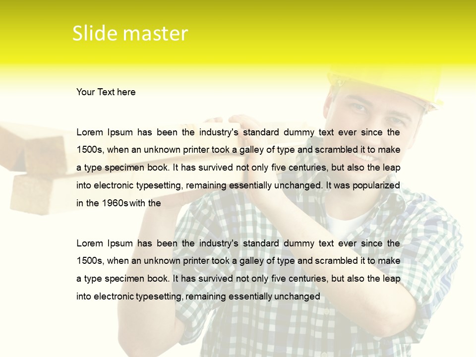 Labor Worker PowerPoint Template