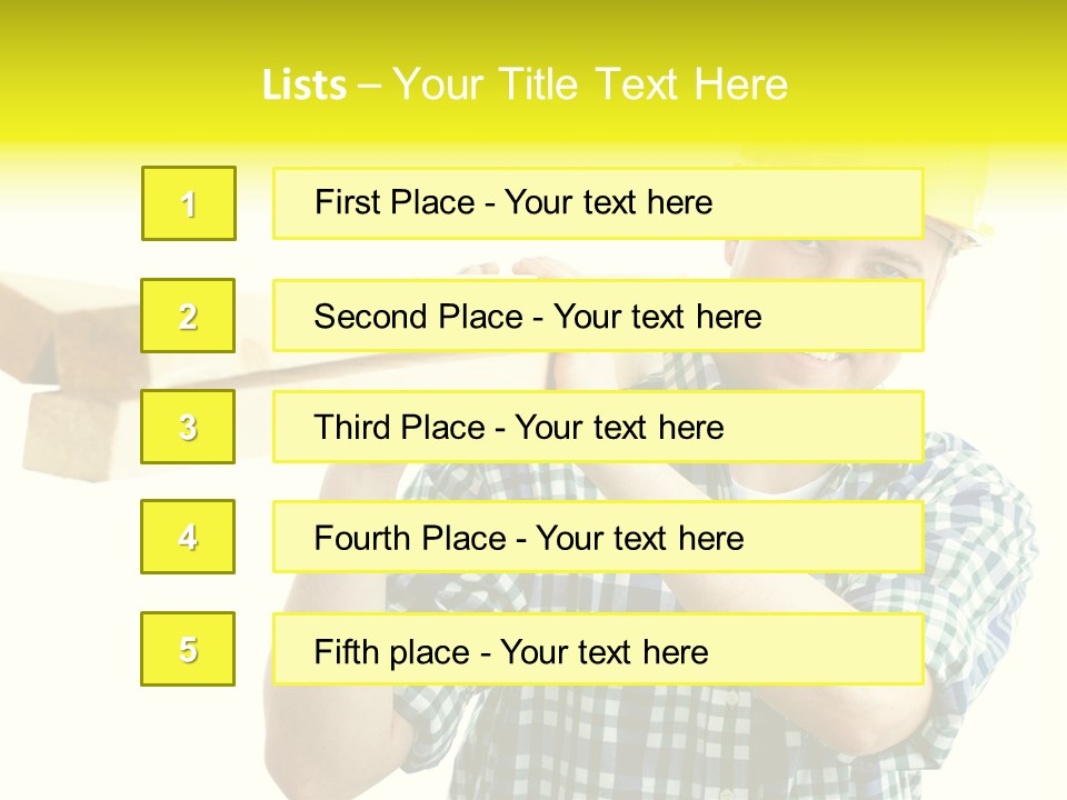 Labor Worker PowerPoint Template