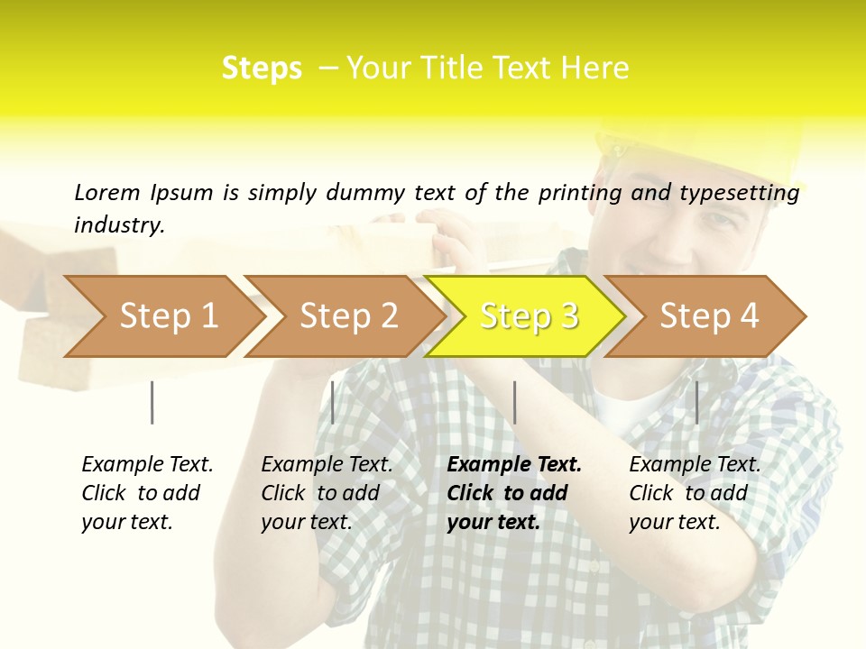 Labor Worker PowerPoint Template
