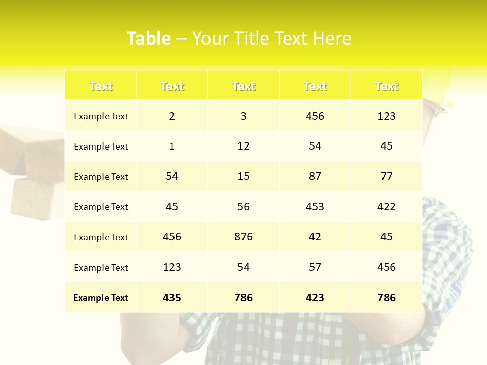 Labor Worker PowerPoint Template