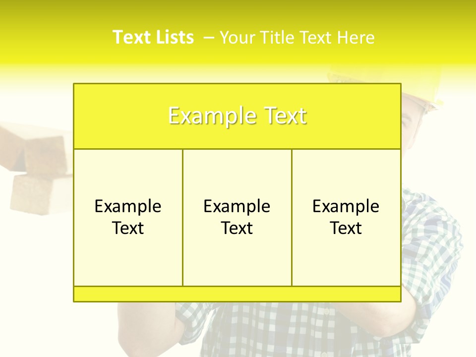 Labor Worker PowerPoint Template