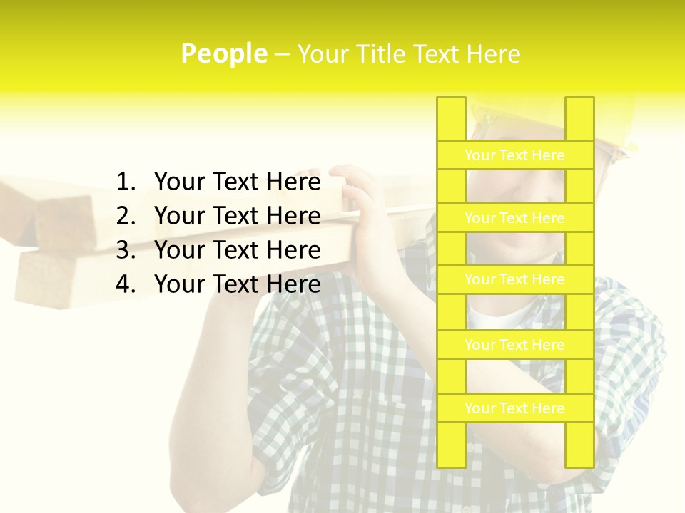 Labor Worker PowerPoint Template