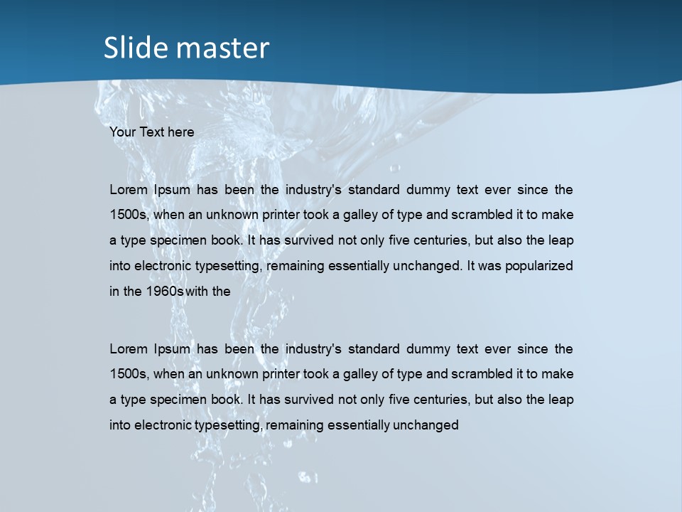 Lily Nature Wing PowerPoint Template