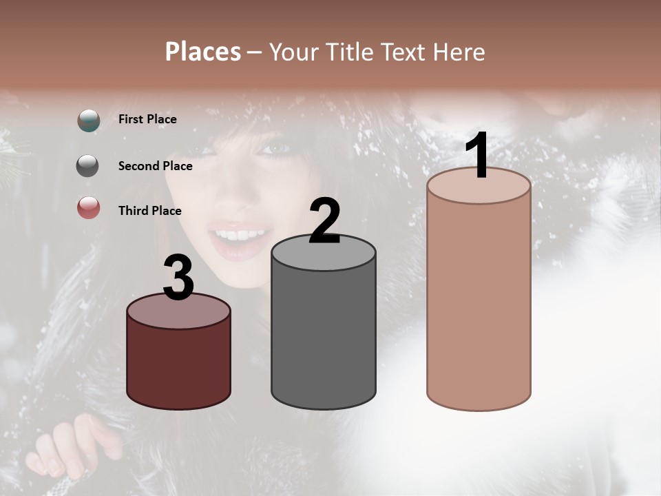 Face Weather Snowflakes PowerPoint Template