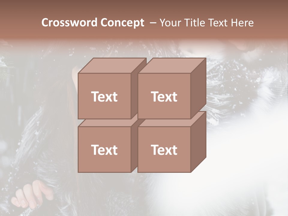 Face Weather Snowflakes PowerPoint Template