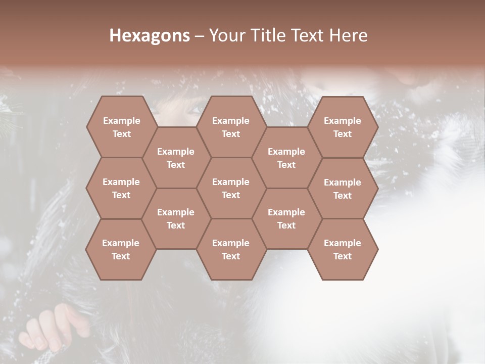 Face Weather Snowflakes PowerPoint Template