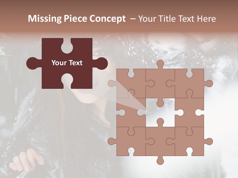 Face Weather Snowflakes PowerPoint Template