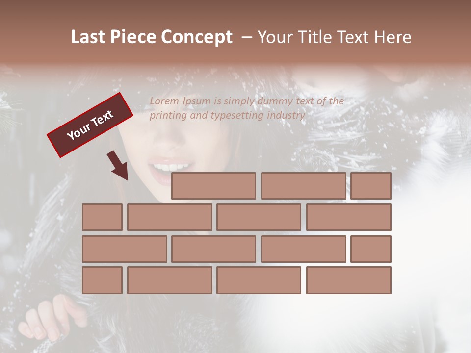 Face Weather Snowflakes PowerPoint Template