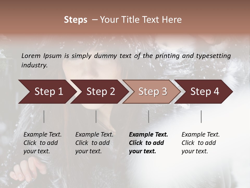 Face Weather Snowflakes PowerPoint Template
