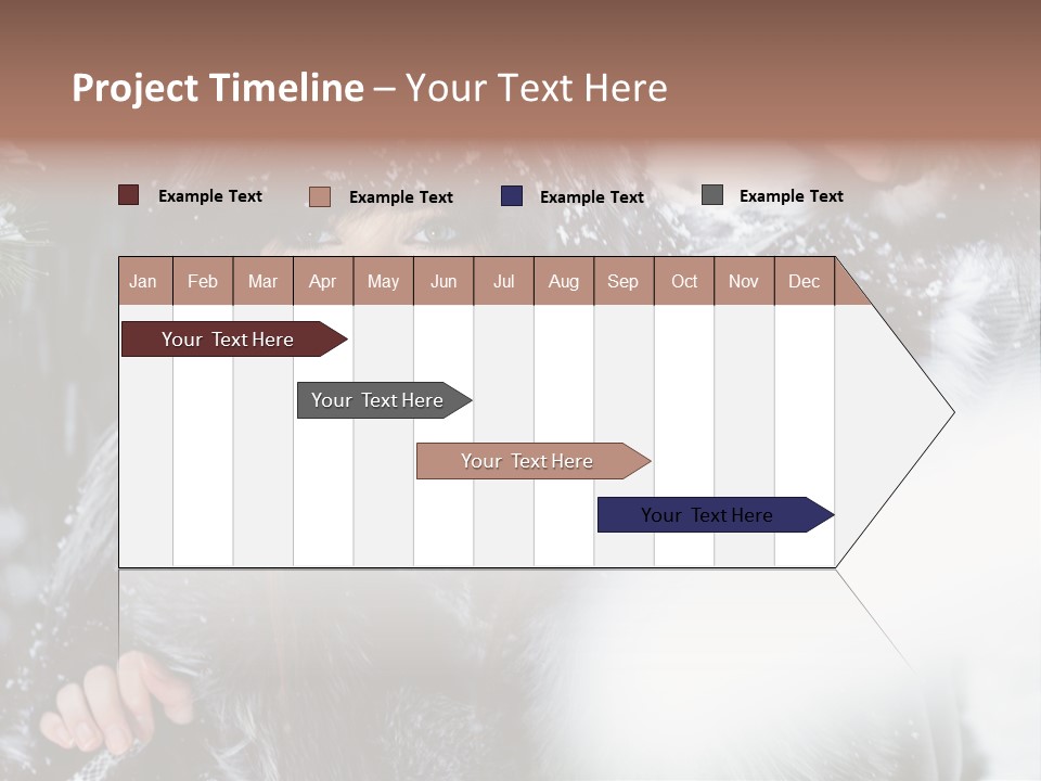 Face Weather Snowflakes PowerPoint Template