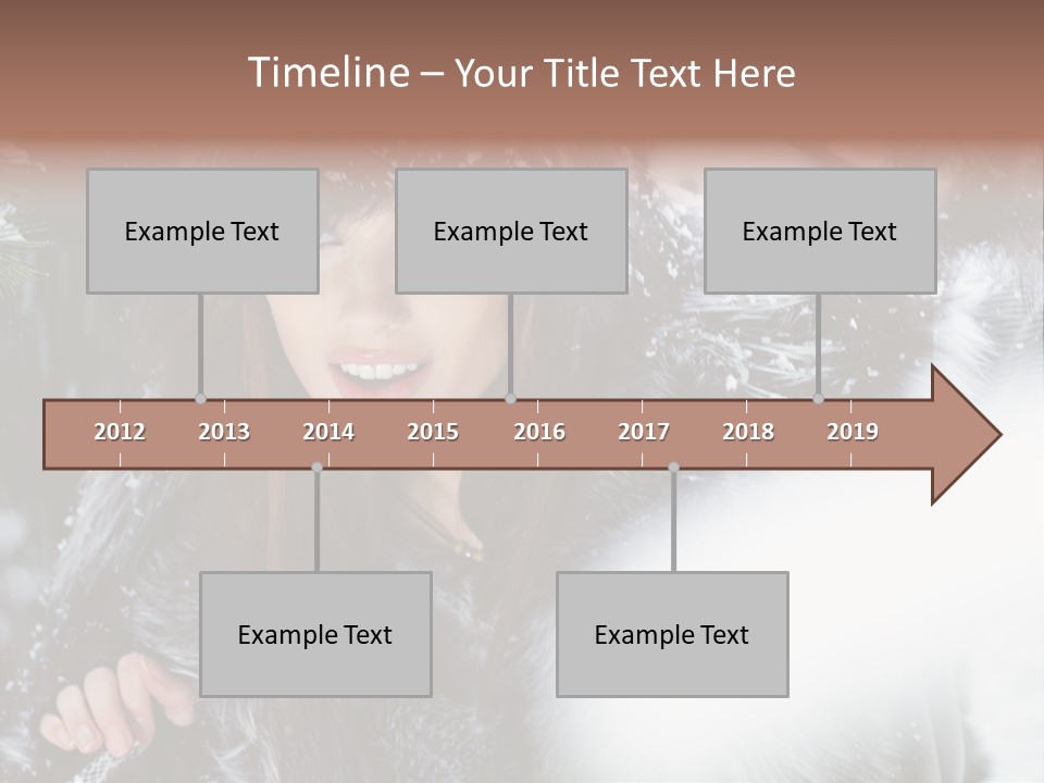 Face Weather Snowflakes PowerPoint Template