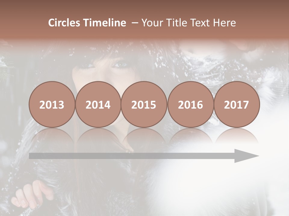 Face Weather Snowflakes PowerPoint Template