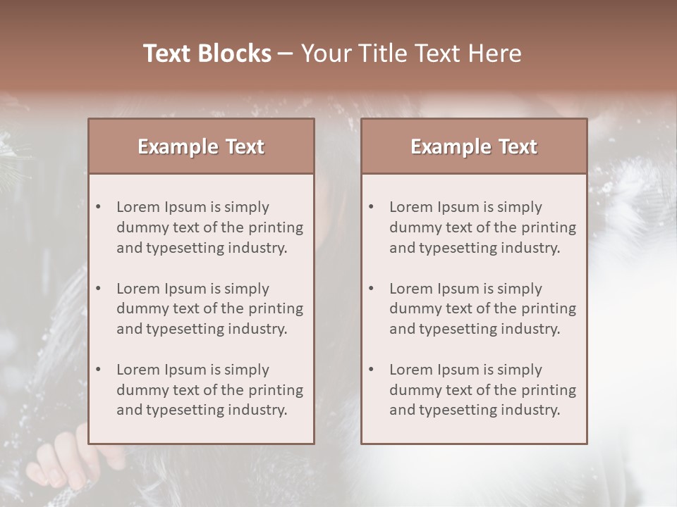 Face Weather Snowflakes PowerPoint Template