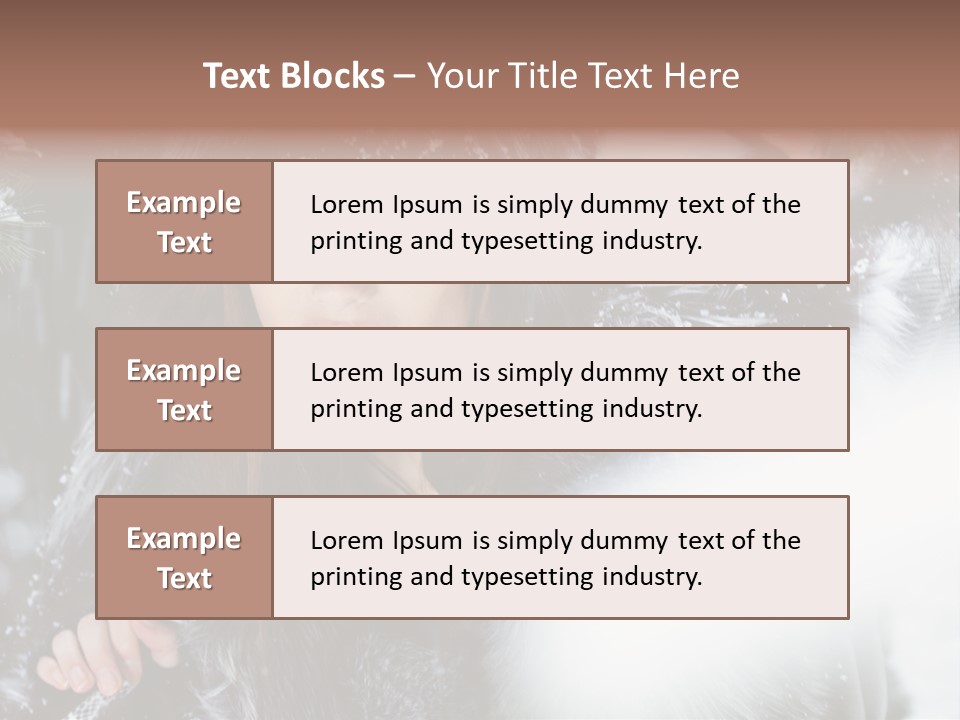 Face Weather Snowflakes PowerPoint Template