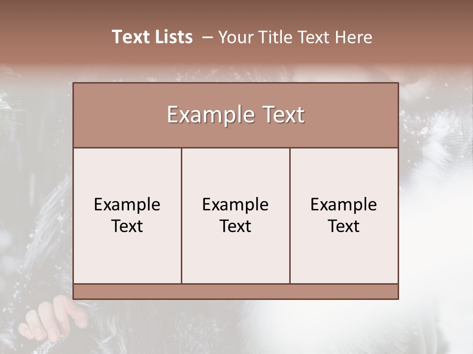 Face Weather Snowflakes PowerPoint Template