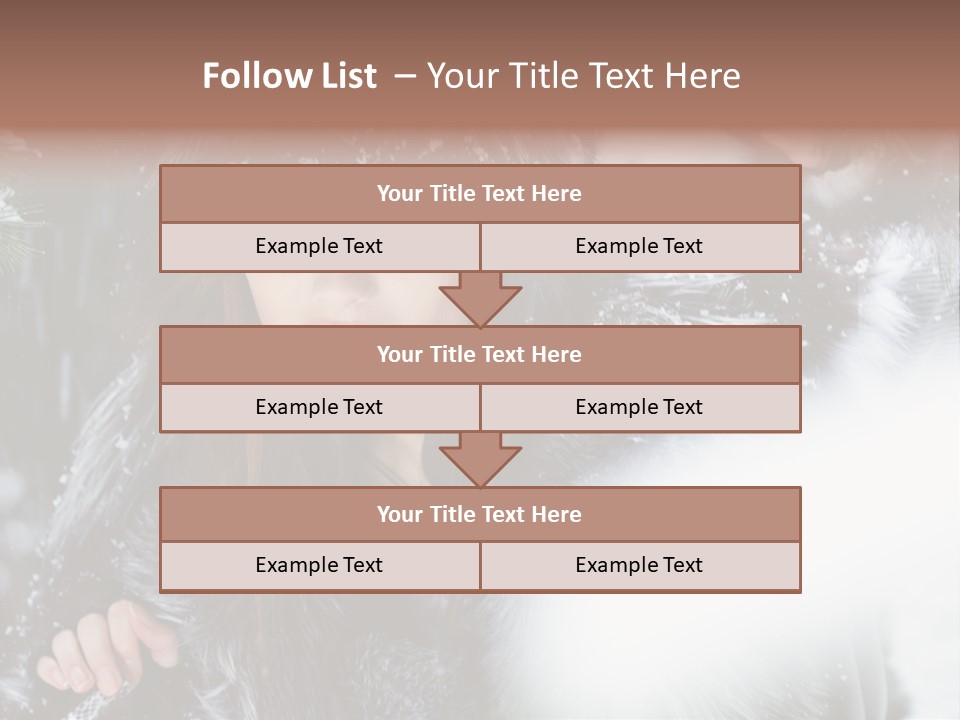 Face Weather Snowflakes PowerPoint Template