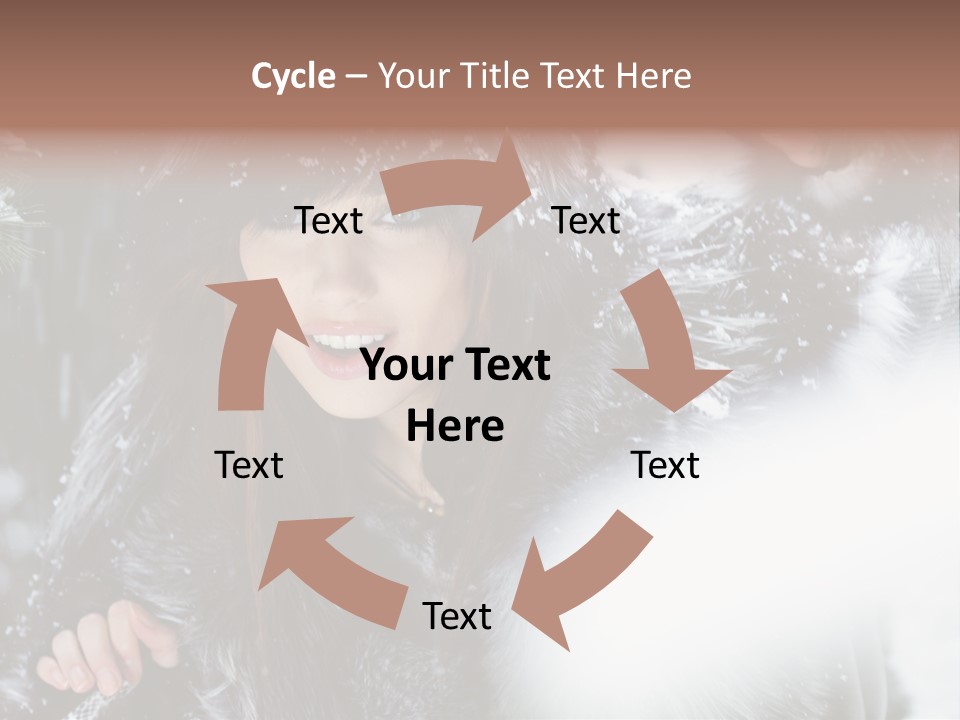 Face Weather Snowflakes PowerPoint Template