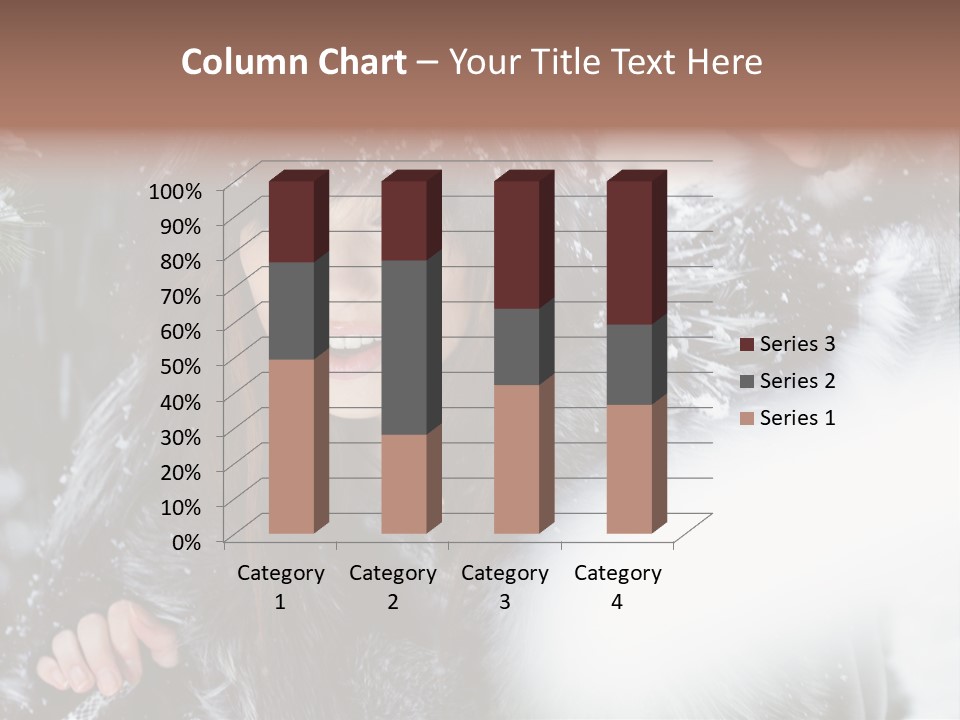 Face Weather Snowflakes PowerPoint Template