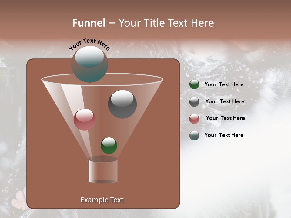 Face Weather Snowflakes PowerPoint Template